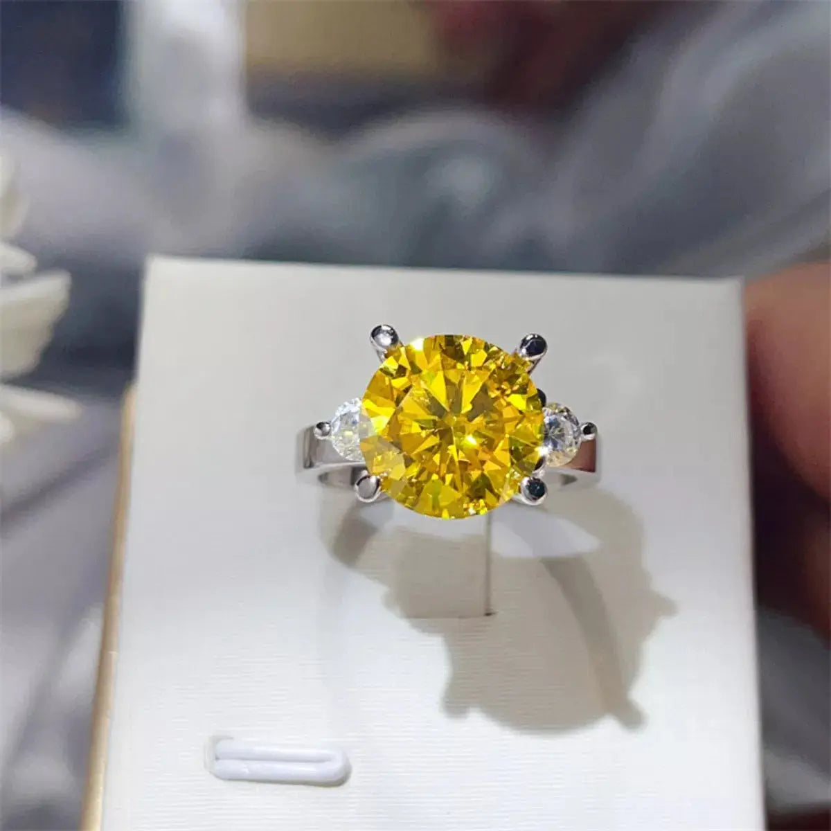 5 Carat Moissanite 925 Sterling Silver Ring Simply Love