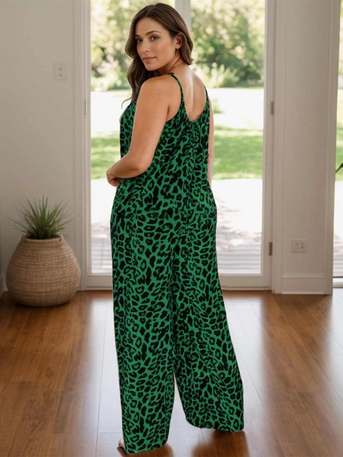 Chic leopard print jumpsuit - Love Salve 