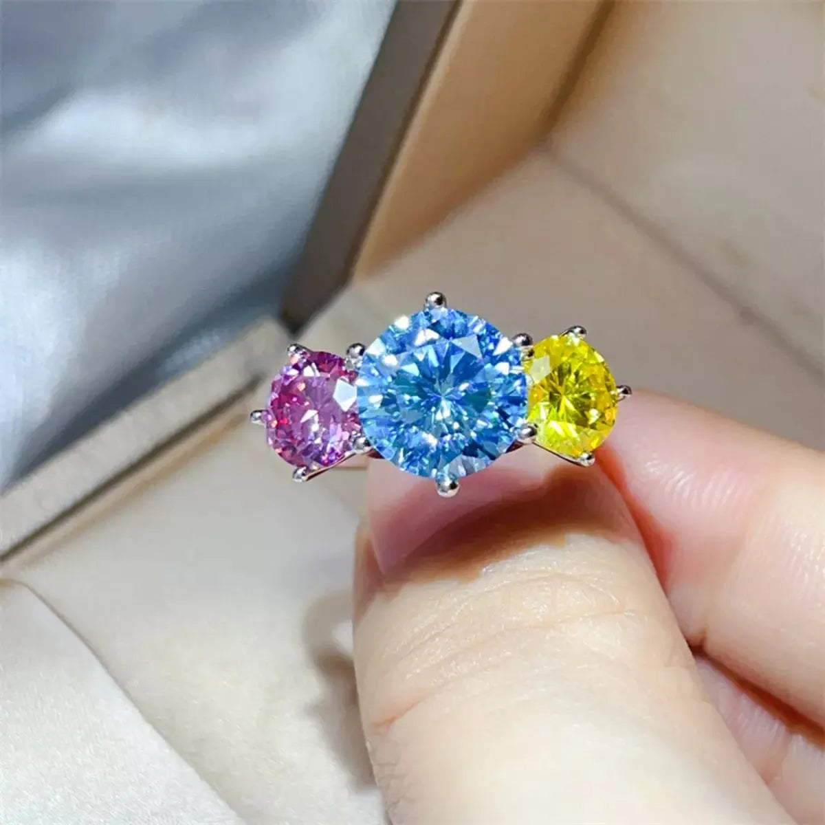 5 Carat Moissanite 925 Sterling Silver Ring Simply Love