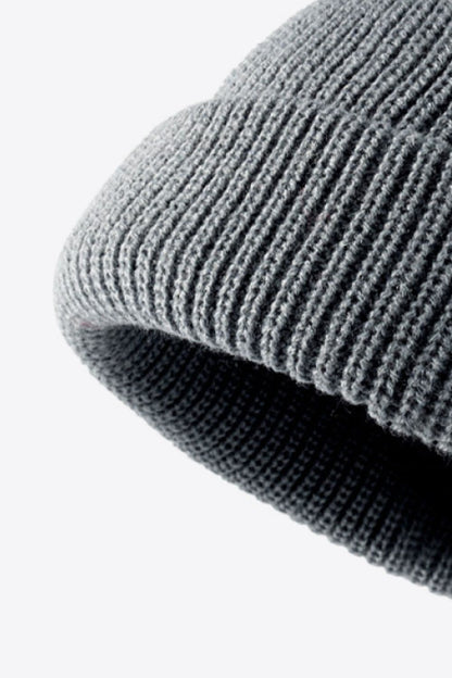 Calling For Winter Rib-Knit Beanie.