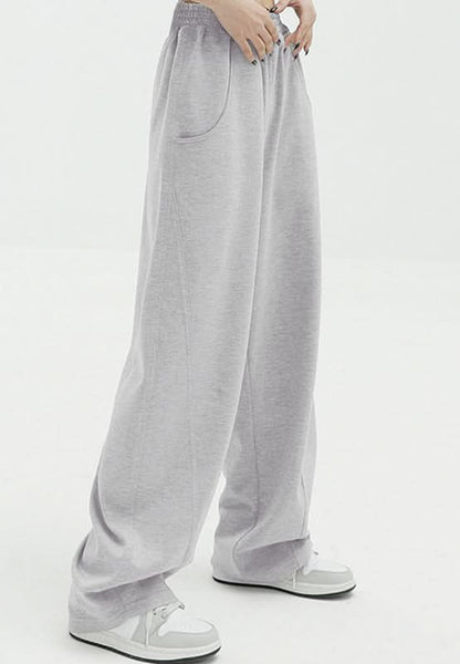 Cozy Pocketed Elastic-Waist Lounge Pants