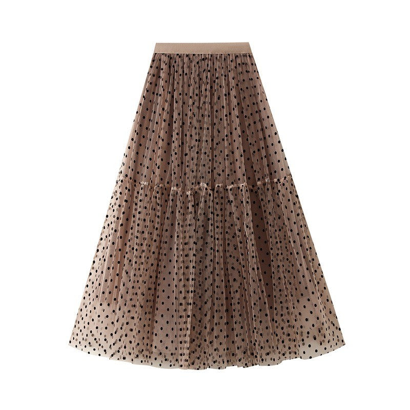 Polka Dot Midi Skirt Miss Sparkling