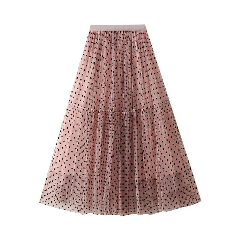 Polka Dot Midi Skirt Miss Sparkling