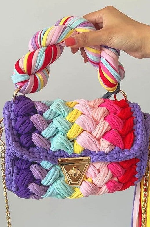 Coco’s Woven Whimsy Mini Handbag Coco’s Tee Boutique