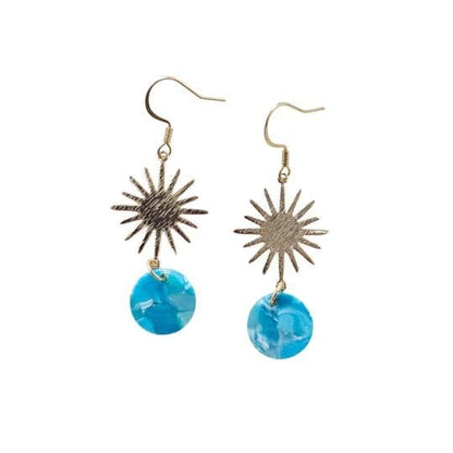 Solana Earrings - Blue.