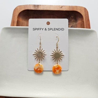 Solana Earrings - Orange.