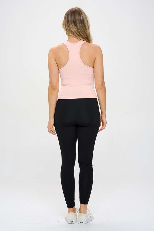 Elevate your fitness with sculpting high waisted leggings