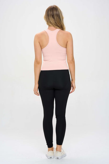 Elevate your fitness with sculpting high waisted leggings