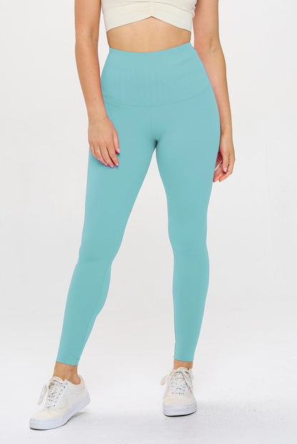 Elevate your fitness with sculpting high waisted leggings