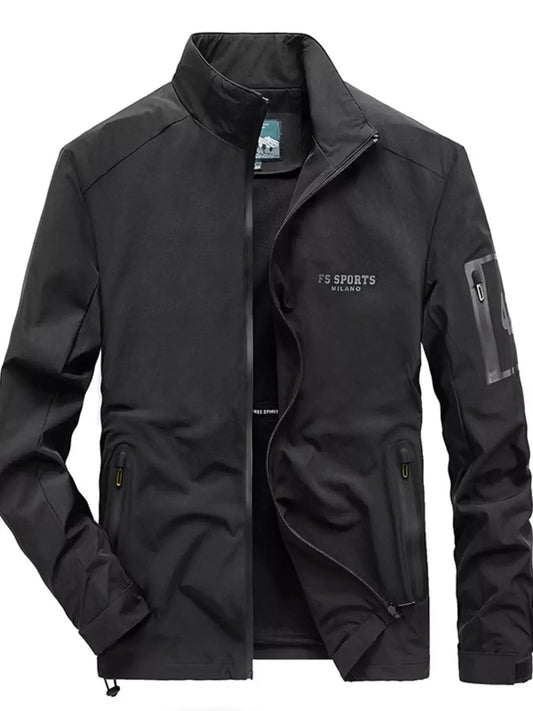 Men's Plus Size Lightweight Zip Up Jacket Simply Love