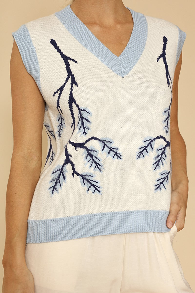 Branch sweater vest Miss Sparkling