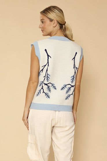 Branch sweater vest