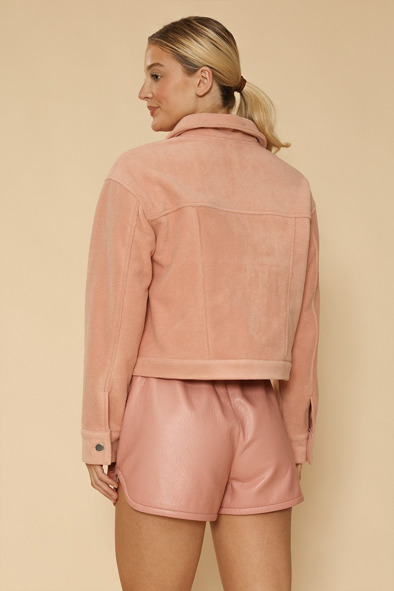 Fleece bow jacket Miss Sparkling