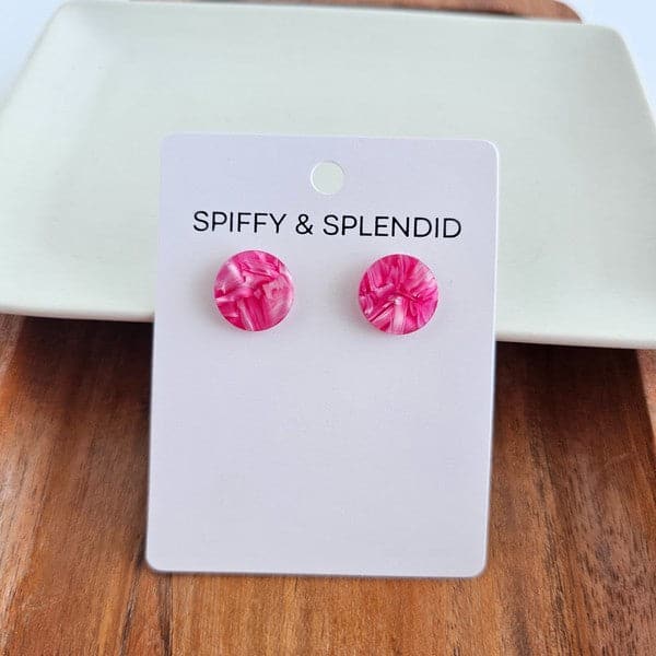 Sophie Studs - Raspberry.