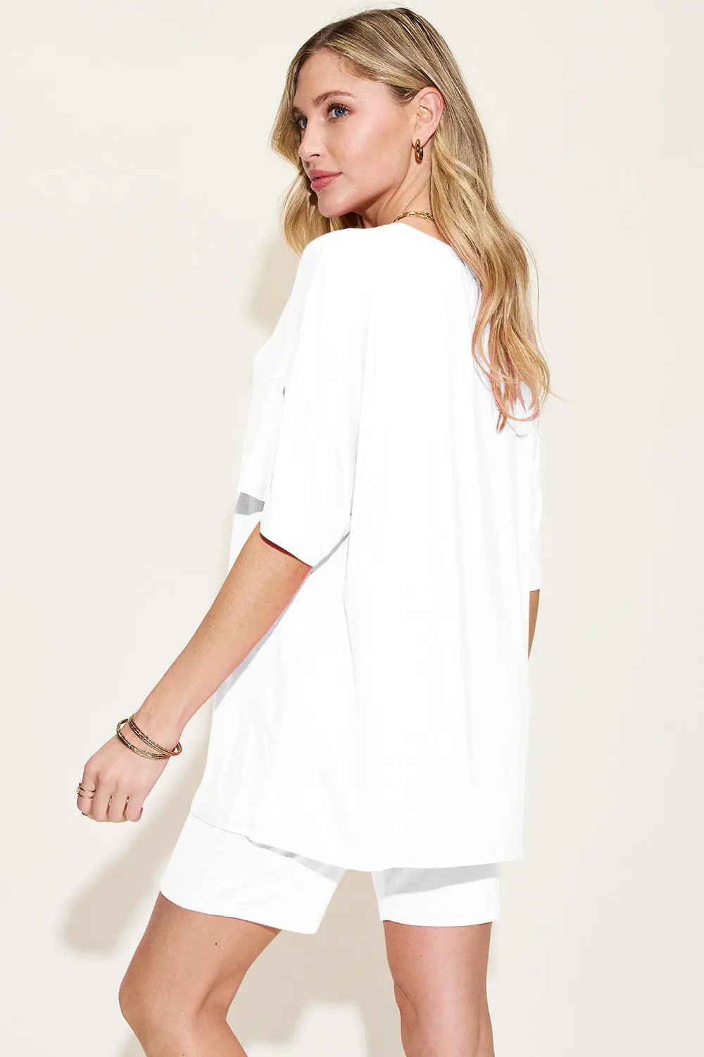 ShopBasicbae: Bamboo V-Neck Set - Love Salve