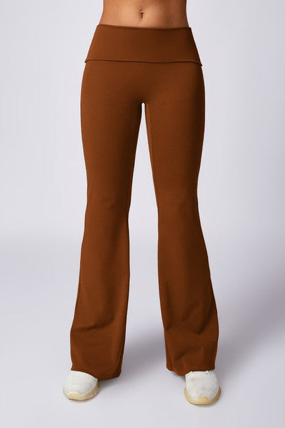 Flawless Flow High-Waist Flared Yoga Pants – Hip-Lifting & Ultra-Soft Comfort