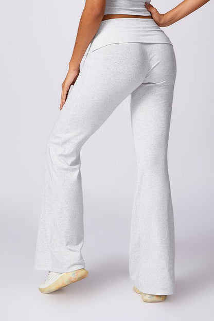 Flawless Flow High-Waist Flared Yoga Pants – Hip-Lifting & Ultra-Soft Comfort