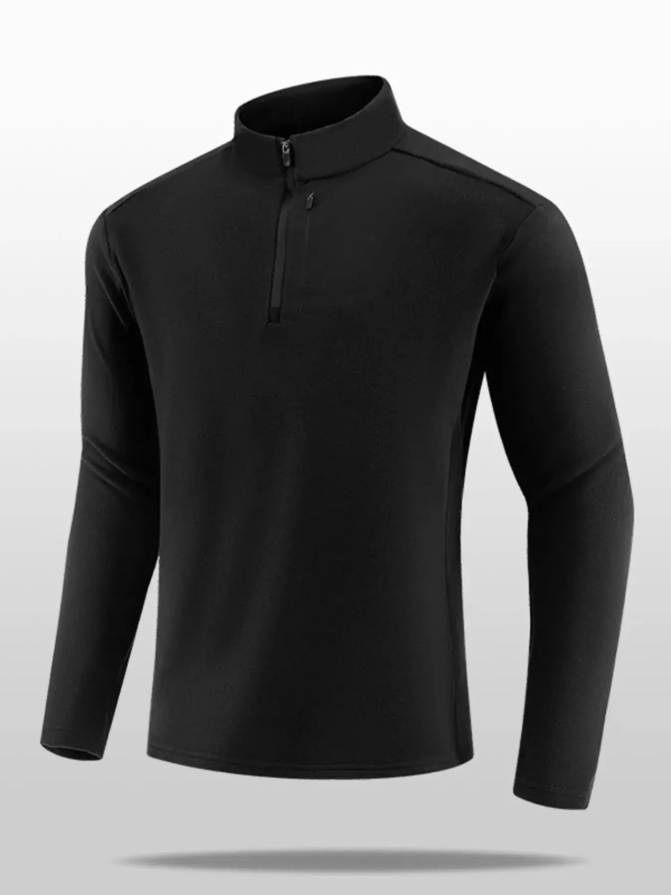 Men's Plus Size Comfortable Half-Zip Sweatshirt Simply Love