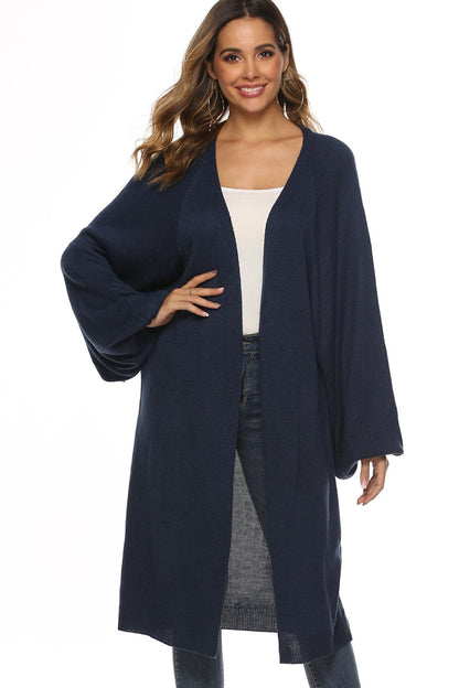 Long Sleeve Open Front Cardigan.