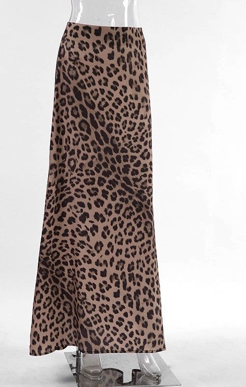 Leopard Print Midi skirt Miss Sparkling