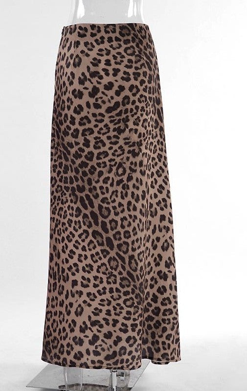 Leopard Print Midi skirt Miss Sparkling