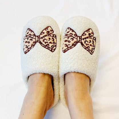 Emily Bow Cozy Lounge Slippers.