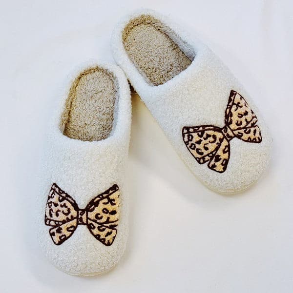 Emily Bow Cozy Lounge Slippers.