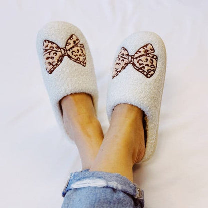 Emily Bow Cozy Lounge Slippers.