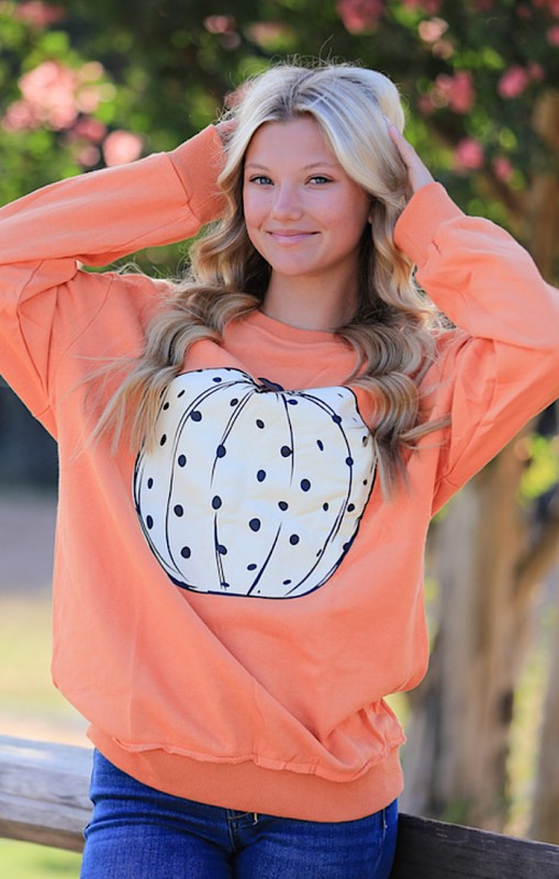 Pumpkin sweatshirt Miss Sparkling