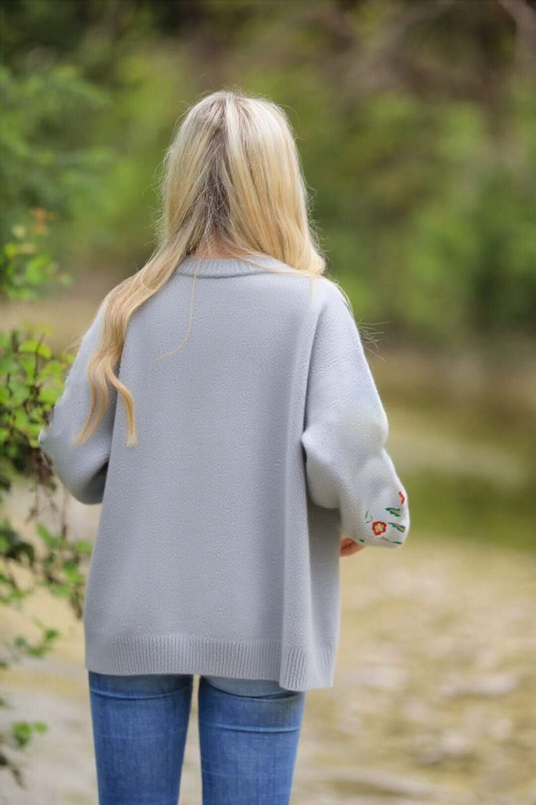 Floral Knit Cardigan Miss Sparkling