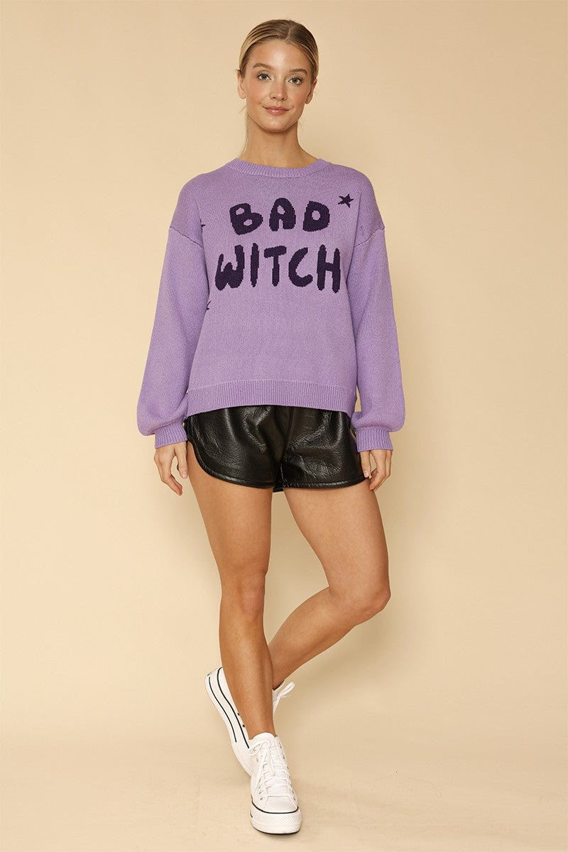 Bad witch knit sweater Miss Sparkling