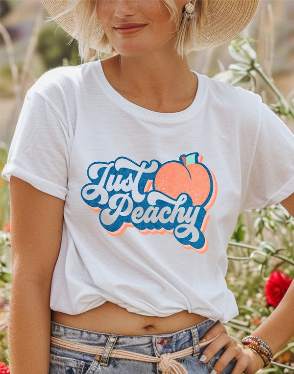 Just Peachy Softstyle Tee Coco’s Tee Boutique