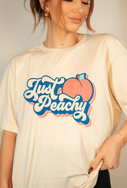 Just Peachy Softstyle Tee Coco’s Tee Boutique