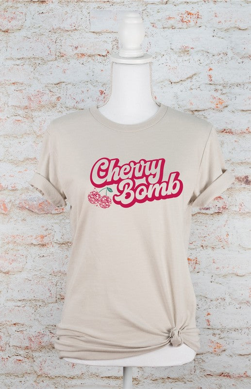 Cherry Bomb Disco Ball Softstyle Tee Coco’s Tee Boutique