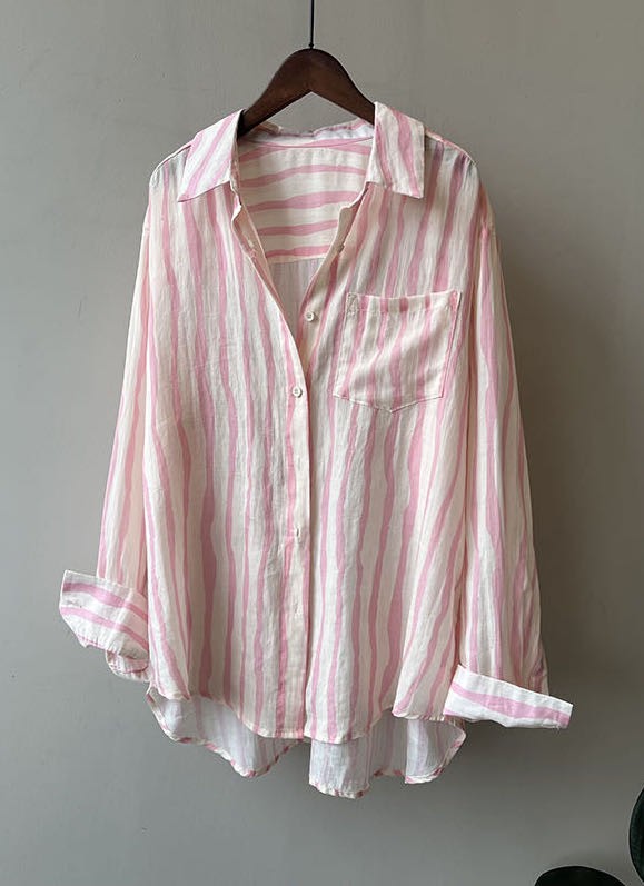 Striped button down shirt Miss Sparkling