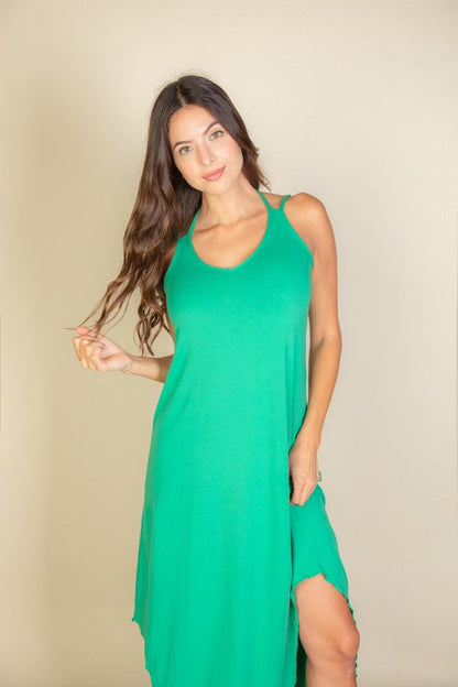 Effortless Elegance Double-Strap Maxi Dress