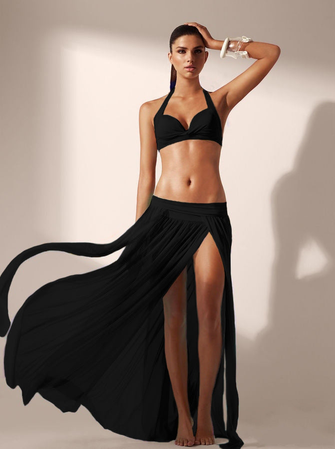 Beach Skirt With Elastic Waist Beach Cover Up Sexy Swimsuit Coat Women Tulle Skirt Without Bikini Bella Mia