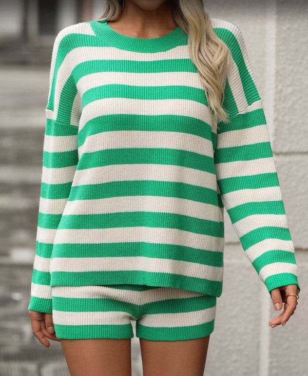 Chic Stripes Lounge Set – Cozy Meets Trendy! Coco’s Tee Boutique