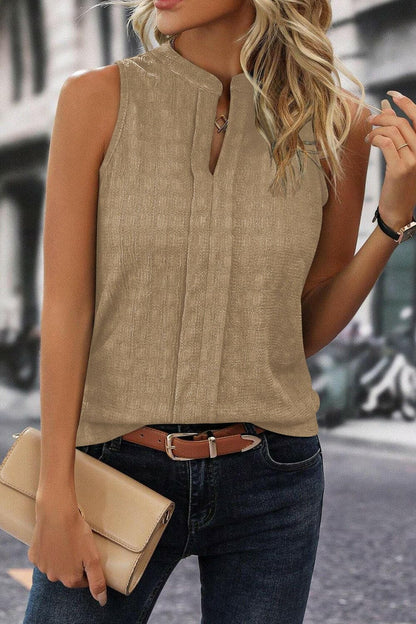 Textured Notched Tank.