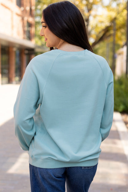 Vibrant colorblock sweatshirt