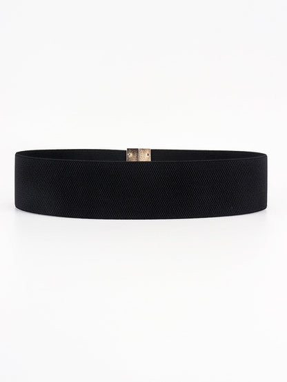 Alloy Buckle Elastic Belt.