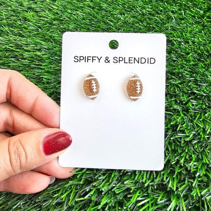 Glitter Football Studs.