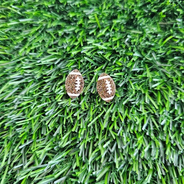 Glitter Football Studs.