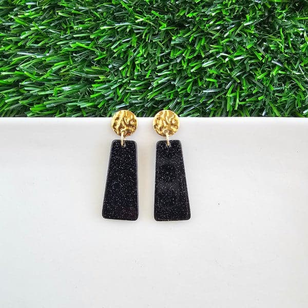 Mia Mini - Black Glitter.