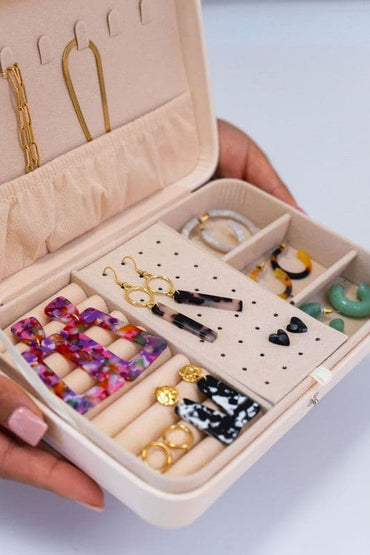 Jewelry Travel Case - Ivory.