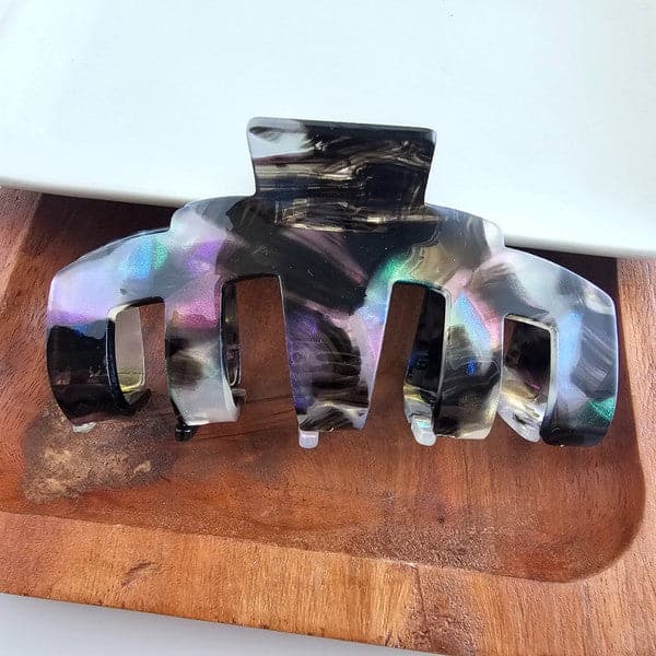 Catherine Hair Claw - Midnight Opal.