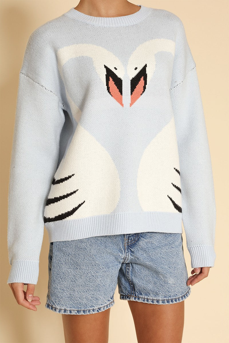 Swan Knit sweater Miss Sparkling