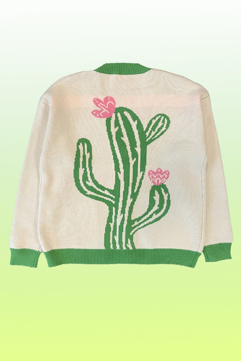 Cactus flower cardigan Miss Sparkling