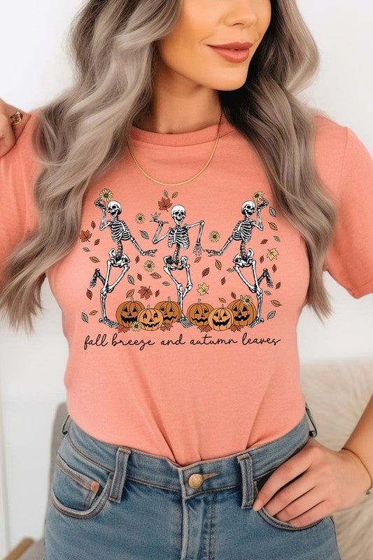 Autumn Skeleton Graphic Tee