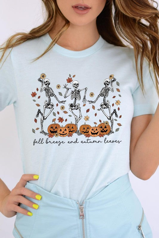 Autumn Skeleton Graphic Tee